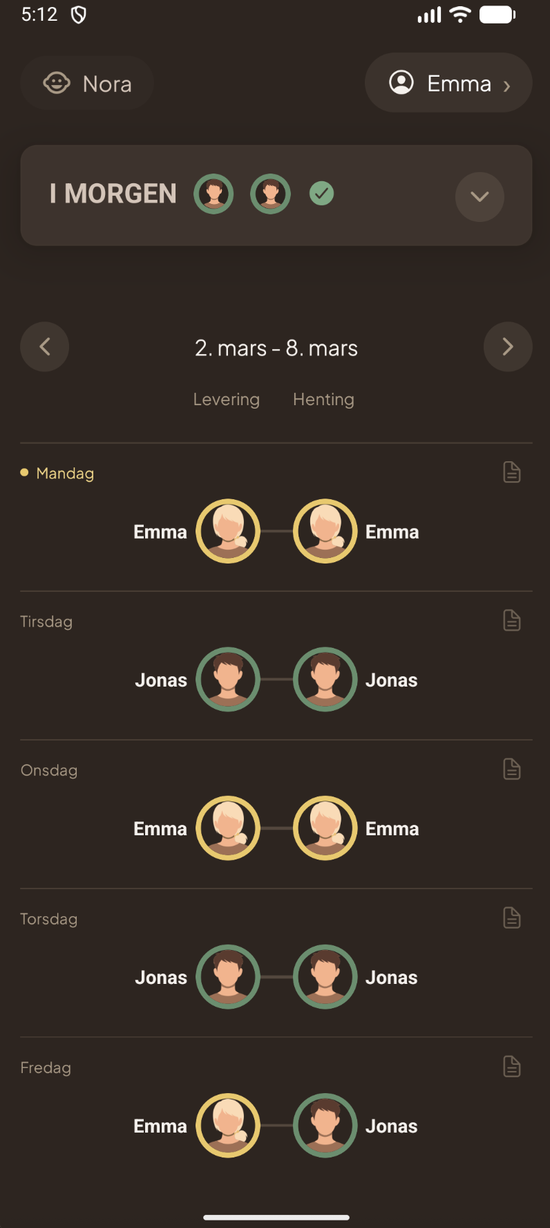 Flyt app screenshot